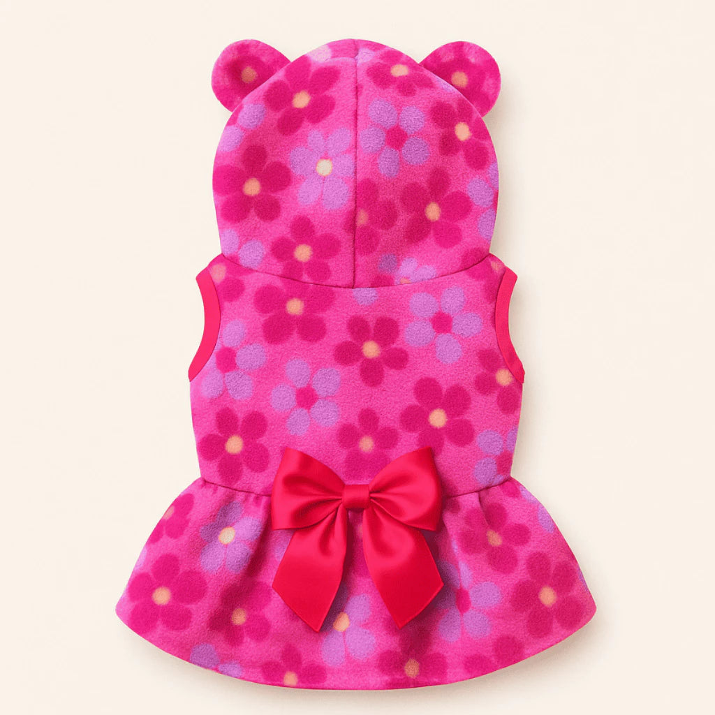 Roupa Roupinha Vestido Inverno Frio Soft para Cachorro e Gato Inverno Diversas Estampas