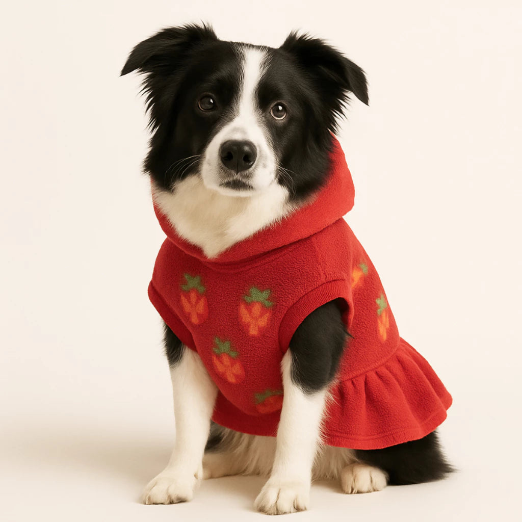 Roupa Roupinha Vestido Inverno Frio Soft para Cachorro e Gato Inverno Diversas Estampas